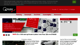 What Q-park.dk website looked like in 2017 (6 years ago)