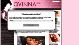 What Qvinna.info website looked like in 2017 (6 years ago)
