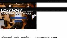What Qstrat.com website looked like in 2017 (6 years ago)