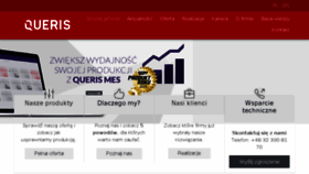 What Queris.pl website looked like in 2017 (6 years ago)