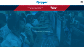 What Quiz.quipper.com website looked like in 2017 (6 years ago)