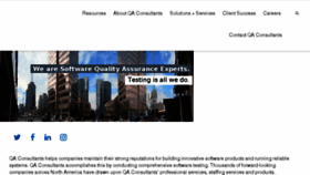 What Qaconsultants.ca website looked like in 2017 (6 years ago)