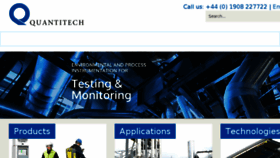 What Quantitech.co.uk website looked like in 2017 (6 years ago)