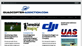 What Quadcopter-addiction.com website looked like in 2017 (6 years ago)