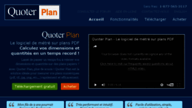 What Quoterplan.com website looked like in 2017 (6 years ago)