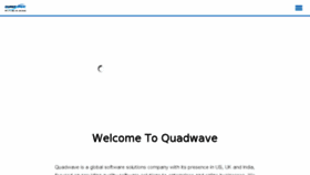 What Quadwave.com website looked like in 2017 (6 years ago)