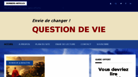 What Question-de-vie.com website looked like in 2017 (6 years ago)
