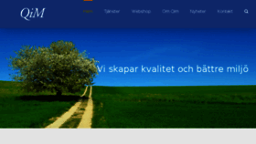 What Qim.se website looked like in 2017 (6 years ago)