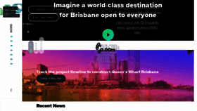 What Queenswharfbrisbane.com.au website looked like in 2017 (7 years ago)