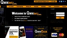 What Qwikbetz.com website looked like in 2017 (6 years ago)