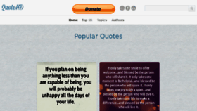 What Quotehd.com website looked like in 2017 (6 years ago)