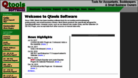 What Qtools.com website looked like in 2017 (6 years ago)