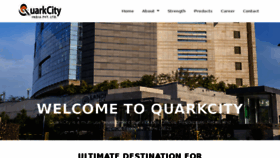 What Quarkcity.com website looked like in 2017 (6 years ago)