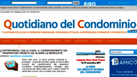 What Quotidianodelcondominio.it website looked like in 2017 (6 years ago)
