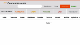 What Questoesdeconcursos.com website looked like in 2017 (6 years ago)