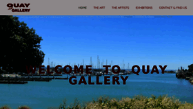 What Quaygallery.co.nz website looked like in 2017 (6 years ago)