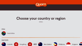 What Quorn.com website looked like in 2017 (6 years ago)