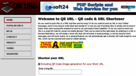 What Qrurl.cc website looked like in 2017 (6 years ago)