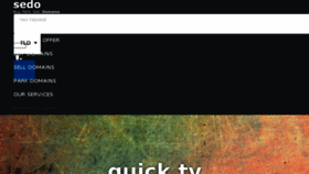What Quick.tv website looked like in 2017 (6 years ago)