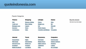 What Quoteindonesia.com website looked like in 2017 (6 years ago)