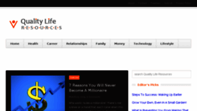 What Qualityliferesources.com website looked like in 2017 (6 years ago)