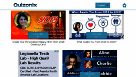 What Quizonix.com website looked like in 2018 (6 years ago)