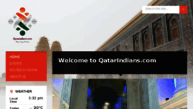 What Qatarindians.com website looked like in 2018 (6 years ago)