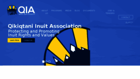 What Qia.ca website looked like in 2018 (6 years ago)