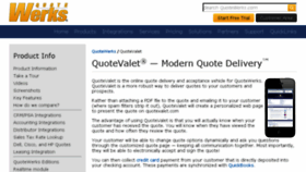 What Quotevalet.com website looked like in 2018 (6 years ago)