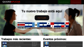 What Quieroaplicar.com website looked like in 2018 (6 years ago)