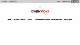 What Qwerkywriter.com website looked like in 2018 (6 years ago)