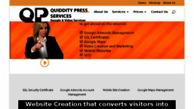 What Quidditypress.com website looked like in 2018 (6 years ago)