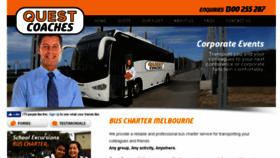 What Questcoaches.com.au website looked like in 2018 (6 years ago)