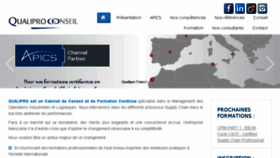 What Qualiproconseil.com website looked like in 2018 (6 years ago)