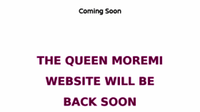 What Queenmoremi.com website looked like in 2018 (6 years ago)
