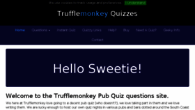 What Quiz.trufflemonkey.co.uk website looked like in 2018 (6 years ago)