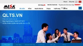 What Qlts.vn website looked like in 2018 (6 years ago)