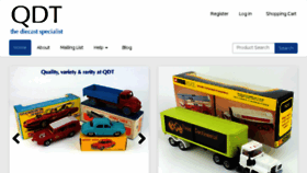 What Qualitydiecasttoys.co.uk website looked like in 2018 (6 years ago)