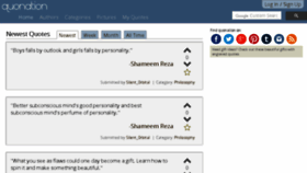 What Quonation.com website looked like in 2018 (7 years ago)