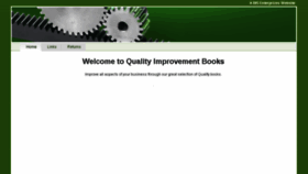 What Qualityimprovementbooks.com website looked like in 2018 (5 years ago)