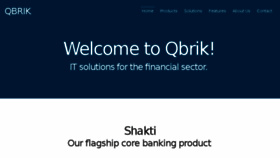 What Qbrik.in website looked like in 2018 (6 years ago)