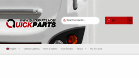 What Quickparts.mobi website looked like in 2018 (6 years ago)