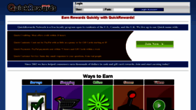What Quickrewardsnetwork.com website looked like in 2018 (5 years ago)