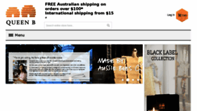 What Queenb.com.au website looked like in 2018 (5 years ago)
