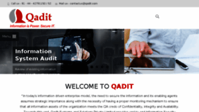 What Qadit.com website looked like in 2018 (6 years ago)