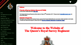 What Queensroyalsurreys.org.uk website looked like in 2018 (5 years ago)