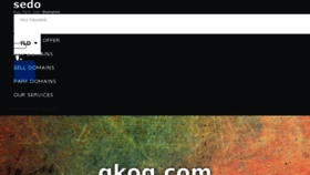 What Qkog.com website looked like in 2018 (6 years ago)