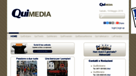 What Quimedia.it website looked like in 2018 (6 years ago)