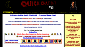What Quickchatcafe.com website looked like in 2018 (5 years ago)