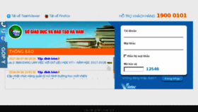 What Quanlysodiem.hanam.edu.vn website looked like in 2018 (5 years ago)